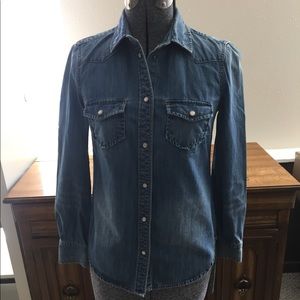 J. Crew denim women’s shirt